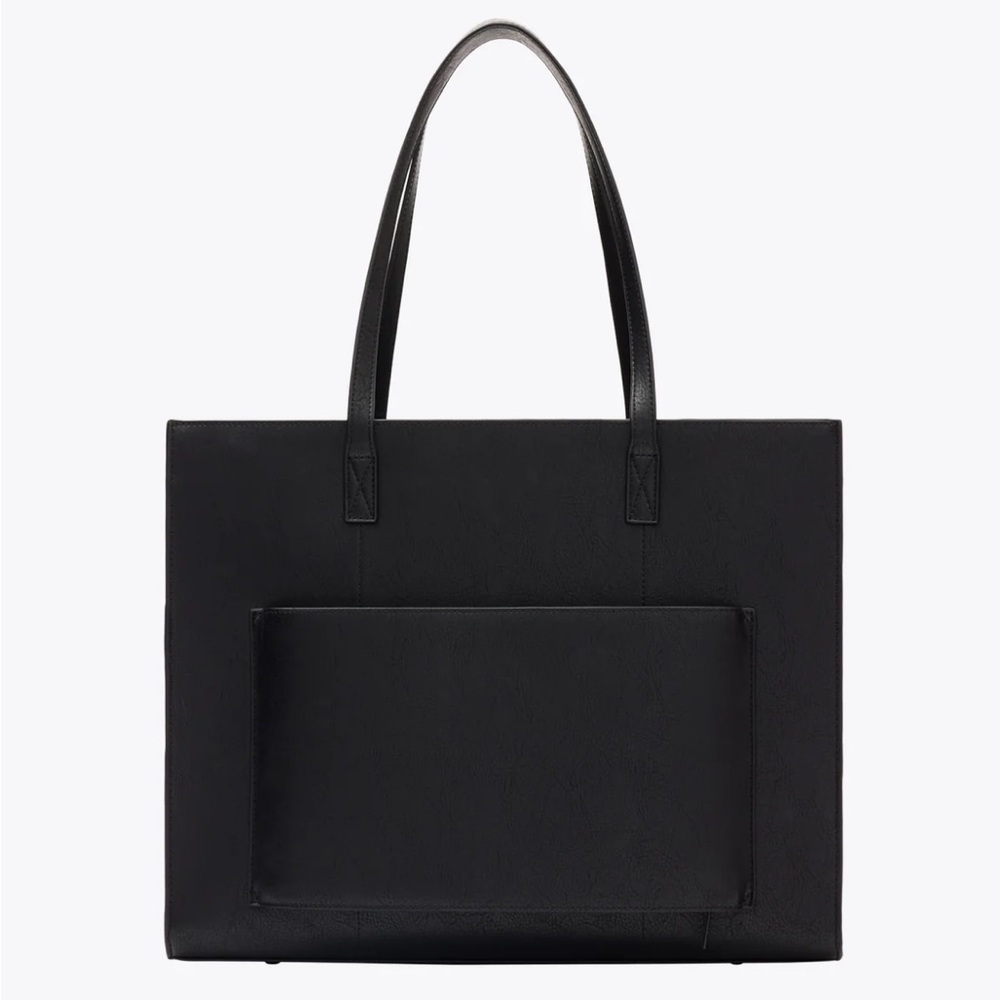 Beis Large Work Tote In Black - Picture 3 of 4